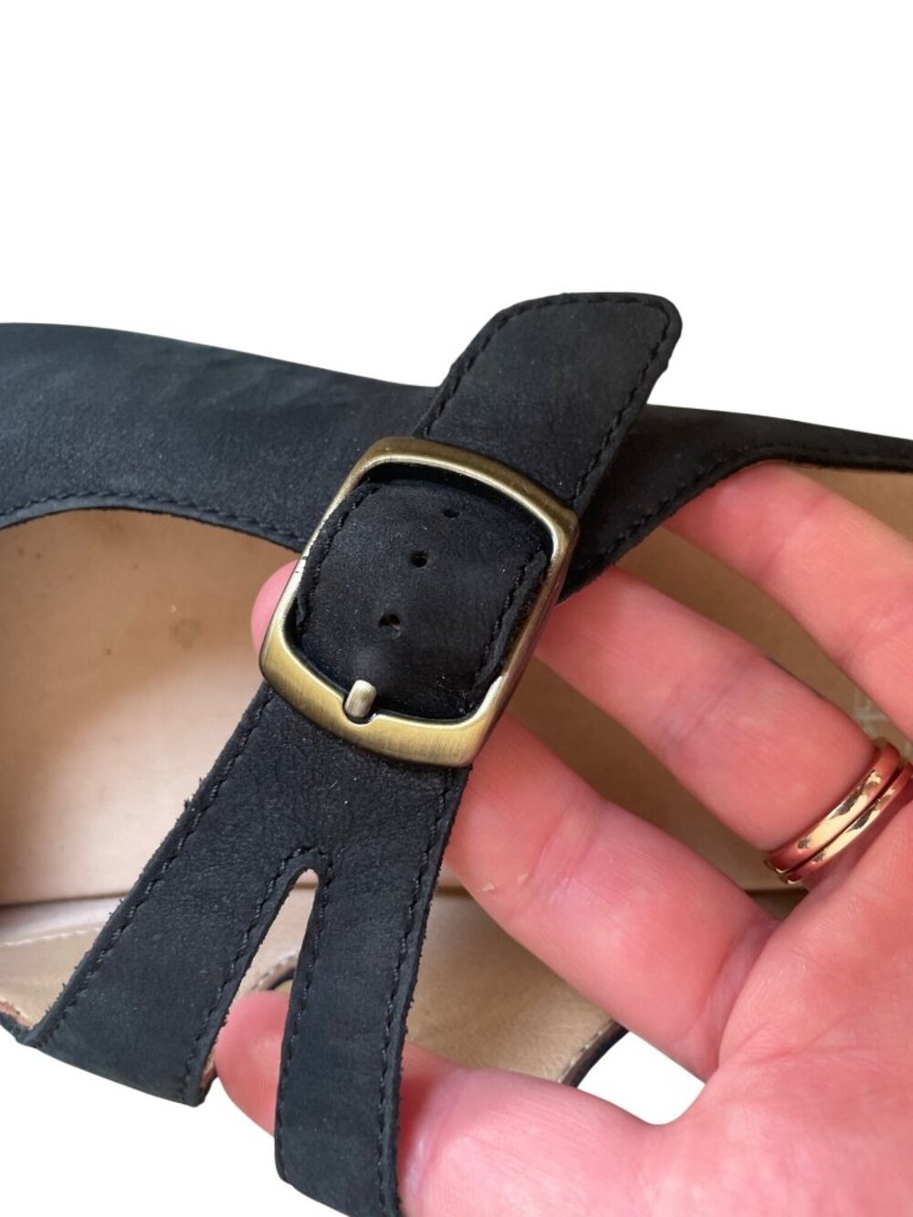 Dansko Britney Mary Jane Style Black Nubuck Leather Clogs Size EU 39 8.5 - Picture 11 of 11